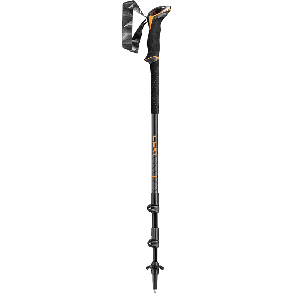 LEKI Makalu Lite Trekkingstock – orange/black/dark anthracite