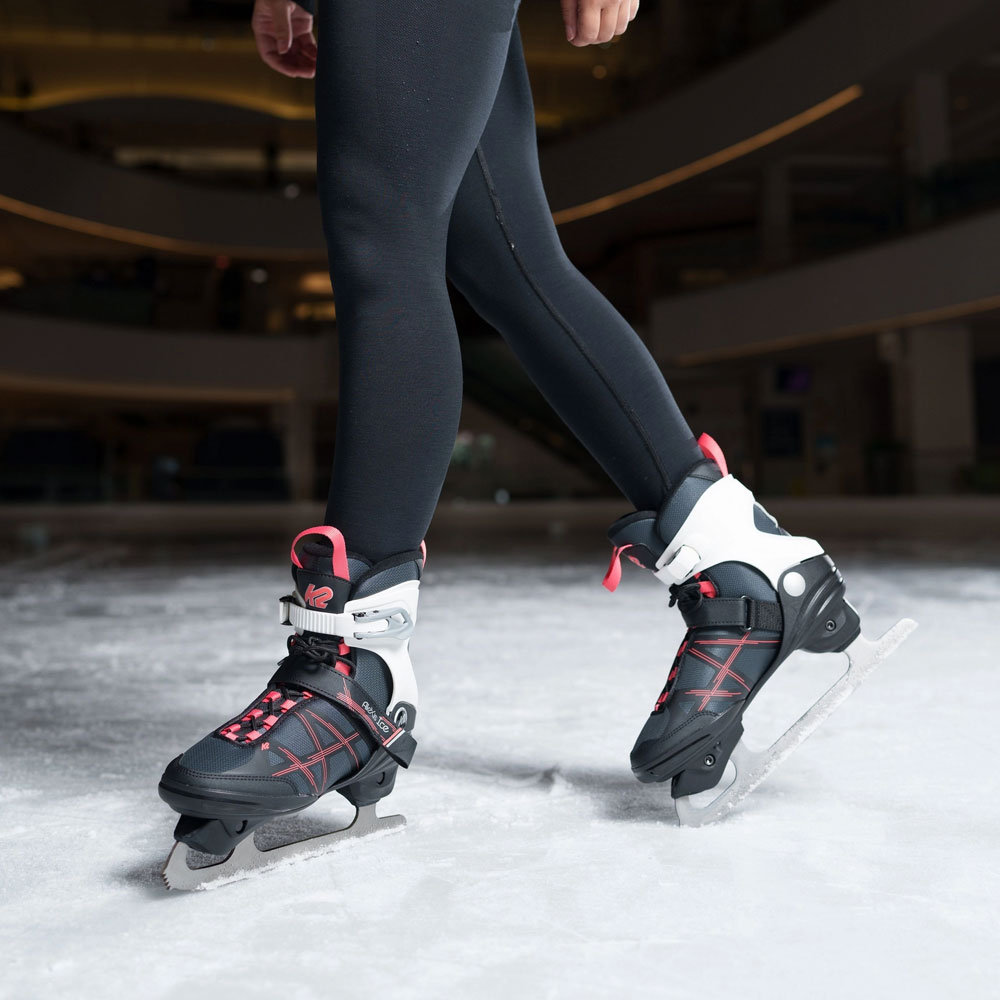 K2 Alexis Ice Figure Blade Schlittschuhe Gray/Pink K2 Alexis Ice Figure Blade Schlittschuhe Gray/Pink