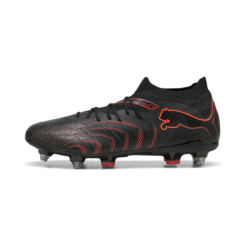 Puma FUTURE 9 MATCH MxSG Fußballschuhe – Black/Glowing Red/Strong Grey