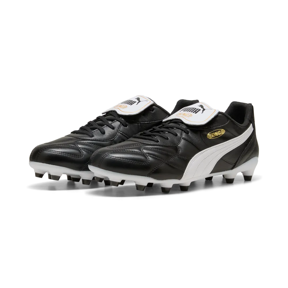 Puma KING TOP FG/AG Fußballschuhe – Black/White