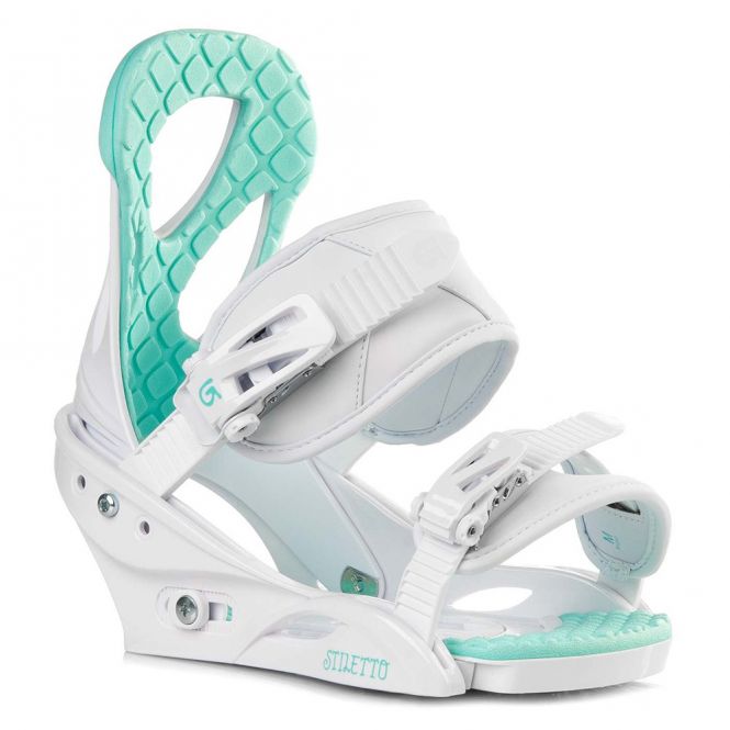 Burton Stiletto Re:Flex Damen Snowboardbindung - White Blanc
