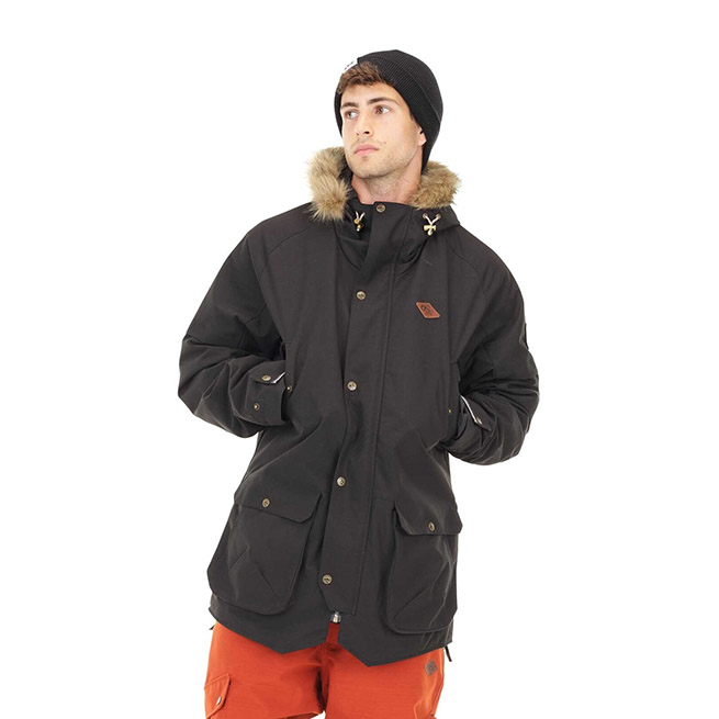 Picture Kodiak Herren Parka - schwarz