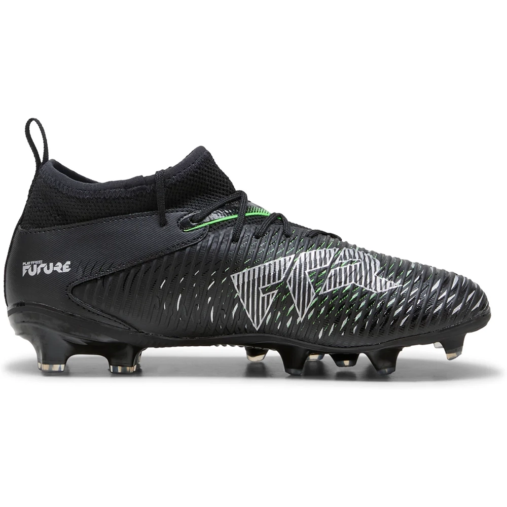 Puma FUTURE 8 MATCH FG/AG Jr Fußballschuhe Kinder - Black Silver/Fluo Green Puma FUTURE 8 MATCH FG/AG Jr Fußballschuhe Kinder - Black Silver/Fluo Green