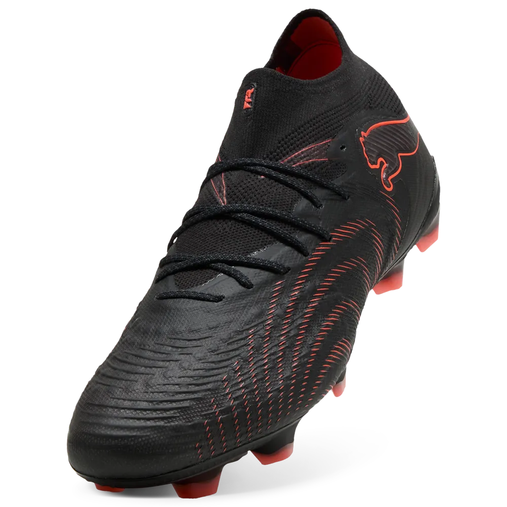 Puma FUTURE 9 ULTIMATE FG Fußballschuhe – Black/Glowing Red/Strong Grey