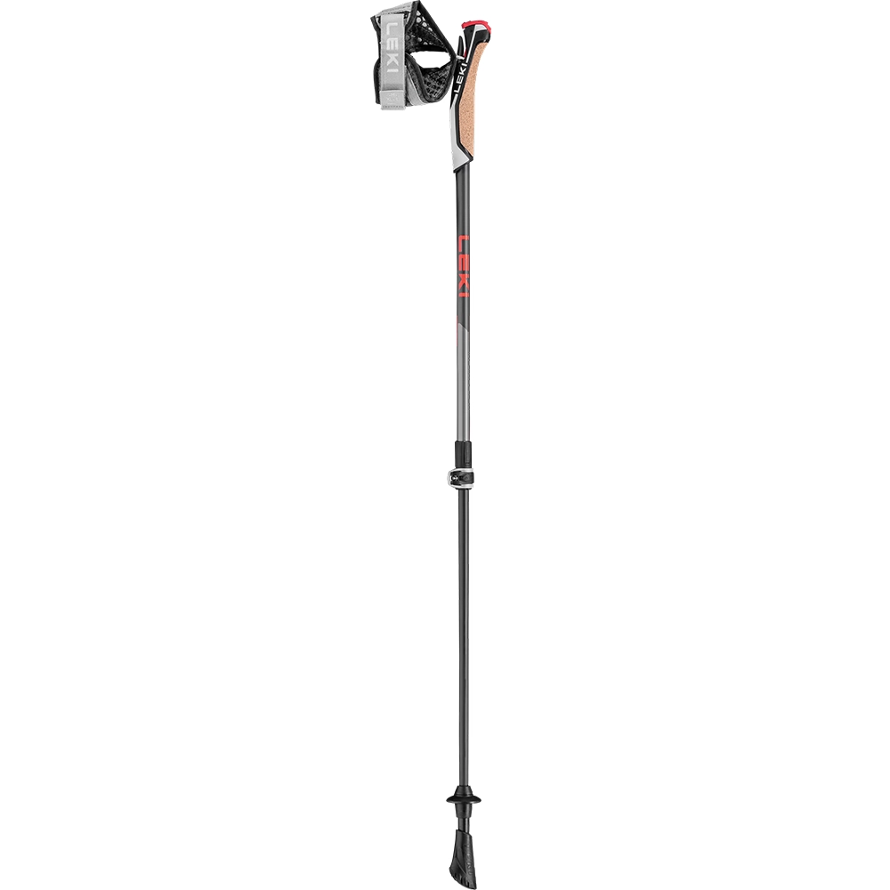 LEKI Pacemaker Lite Trekkingstock – black/white/orange