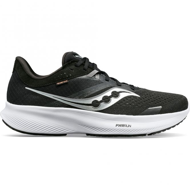 saucony Ride 16 Damen neutral Laufschuh - schwarz/weiss saucony Ride 16 Damen neutral Laufschuh - schwarz/weiss