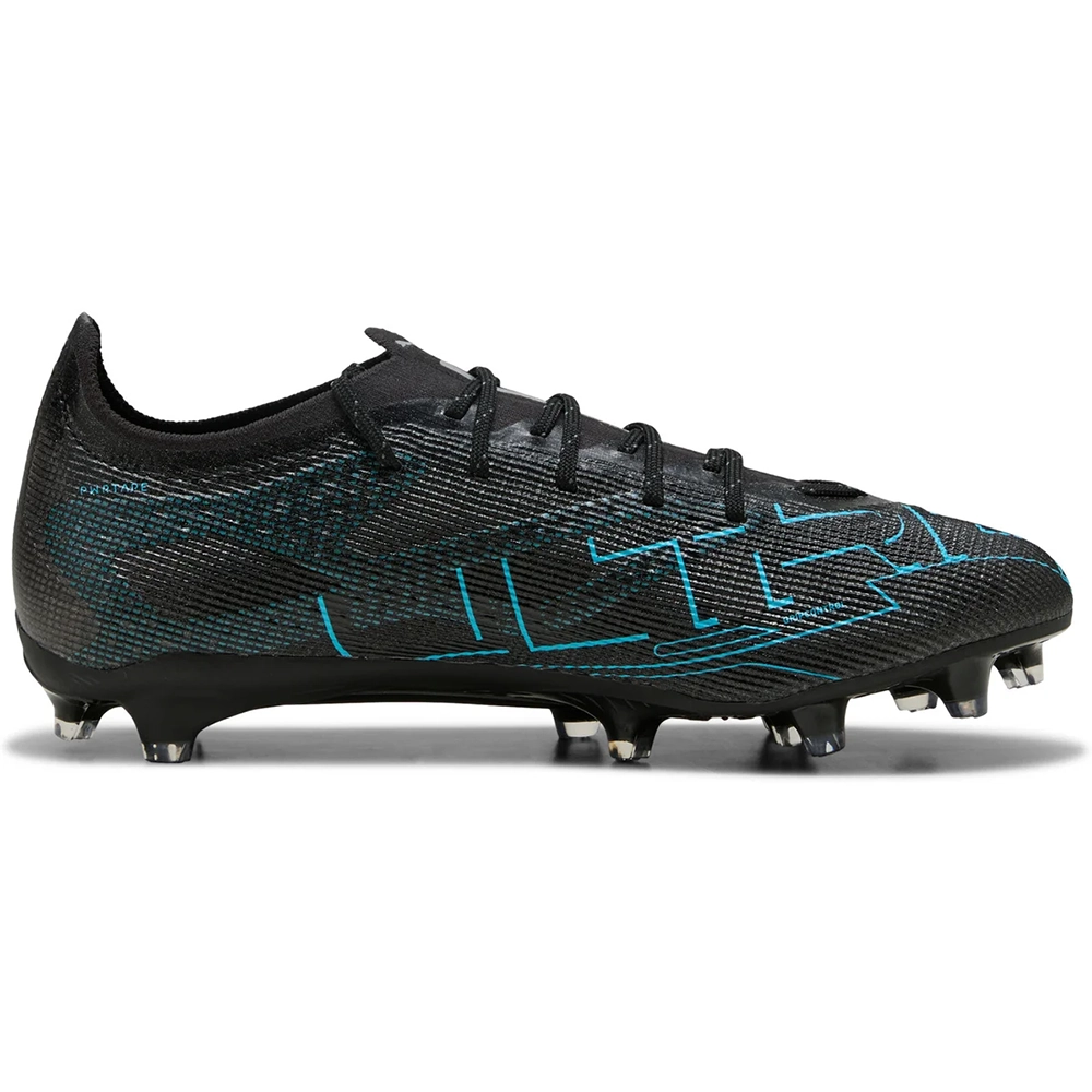 Puma ULTRA 5 PRO FG/AG Fußballschuhe – Black/Silver/Bright Aqua