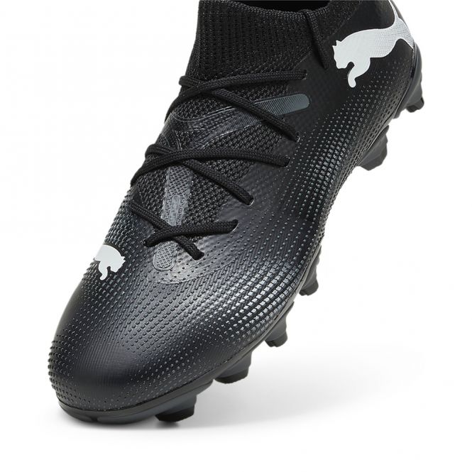 Puma FUTURE 7 MATCH FG/AG JR Fussballschuh - black white Puma FUTURE 7 MATCH FG/AG JR Fussballschuh - black white