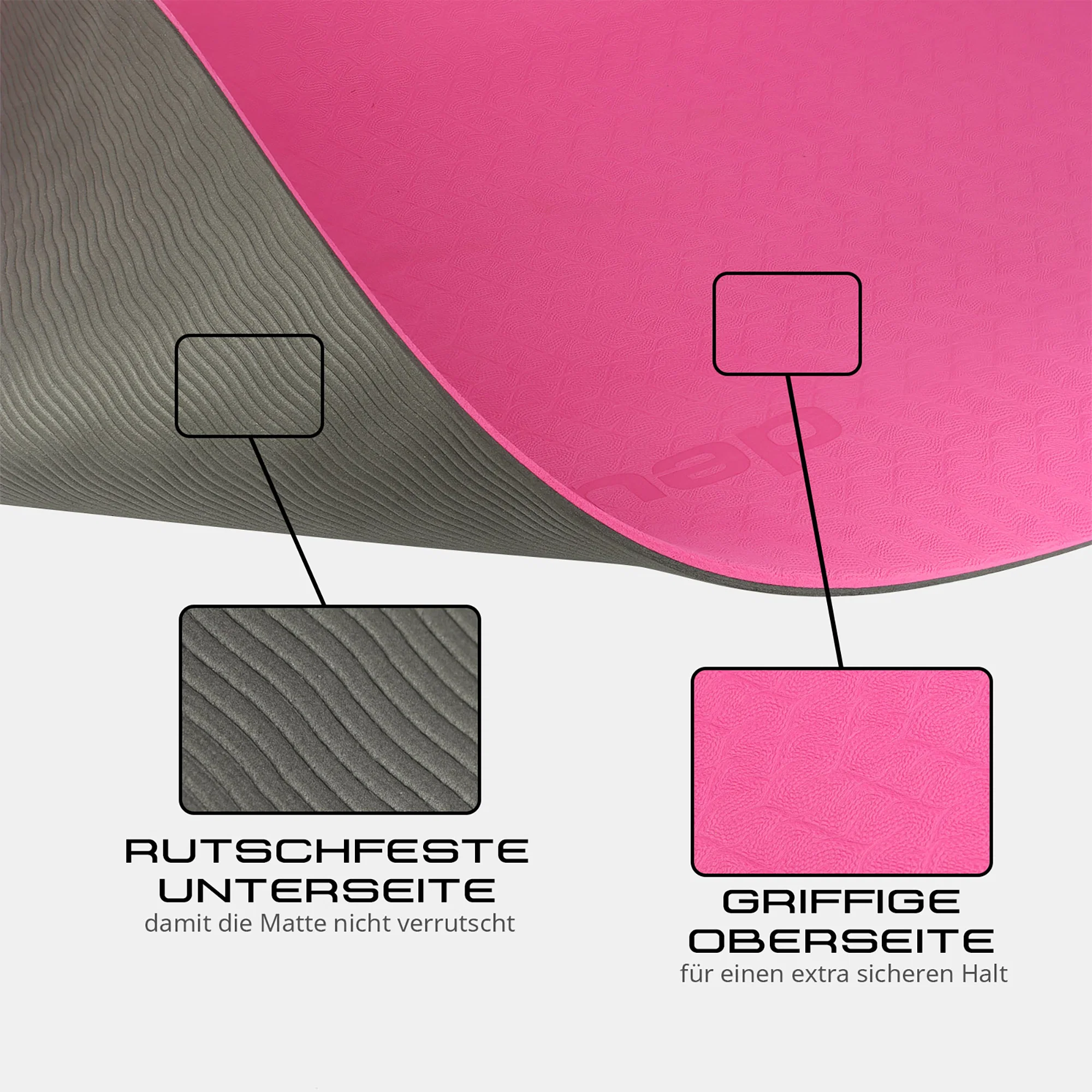 Deuser® Yoga Matte TPE - verschiedene Farben Deuser® Yoga Matte TPE - verschiedene Farben