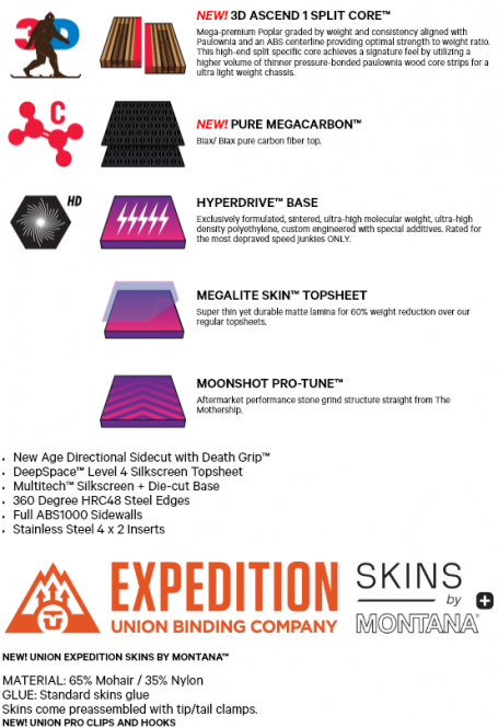 Capita Mega Split All- Mountain Freeride Splitboard 22/23 inkl. Fell Capita Mega Split All- Mountain Freeride Splitboard 22/23 inkl. Fell