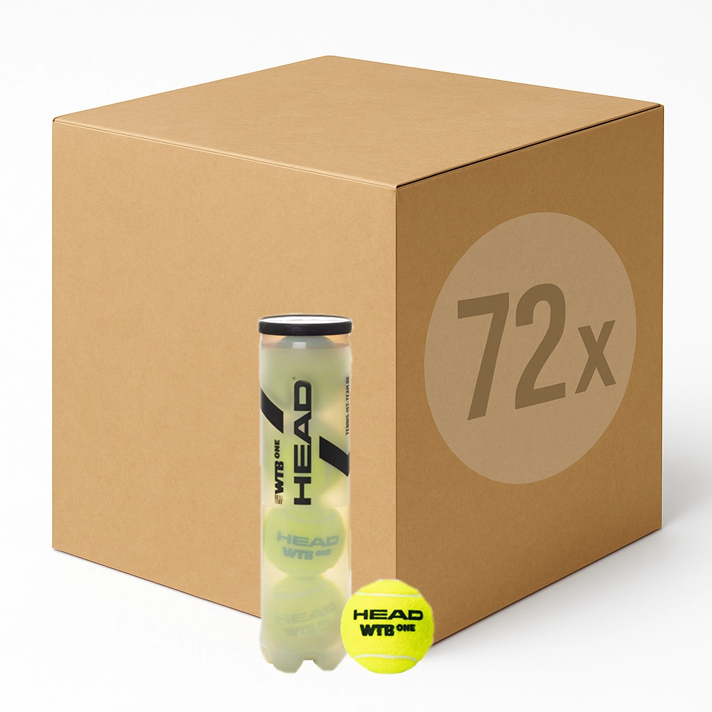 HEAD WTB ONE 72er Karton Tennisbälle - Offizieller WTB Spielball HEAD WTB ONE 72er Karton Tennisbälle - Offizieller WTB Spielball