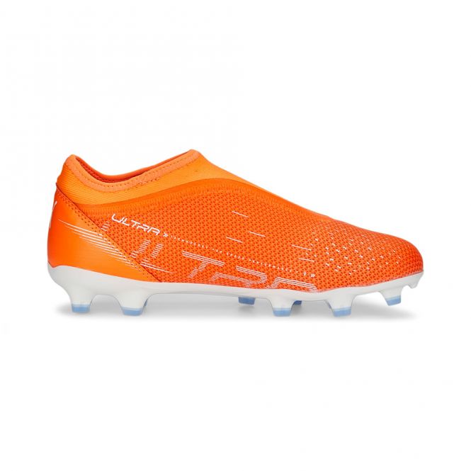 Puma ULTRA MATCH LL FG/AG JR Fussballschuh - ultra orange white blue glimmer Puma ULTRA MATCH LL FG/AG JR Fussballschuh - ultra orange white blue glimmer