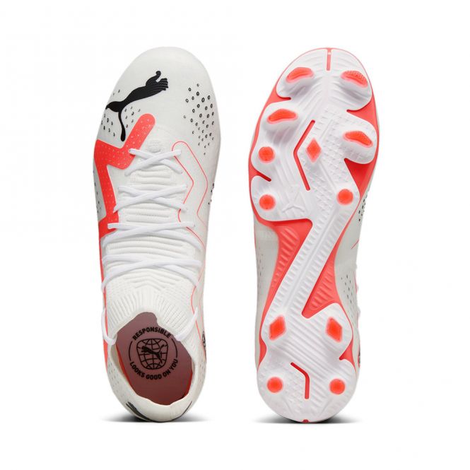 Puma FUTURE MATCH FG/AG WN's Damen Fussballschuh - white black fire red Puma FUTURE MATCH FG/AG WN's Damen Fussballschuh - white black fire red