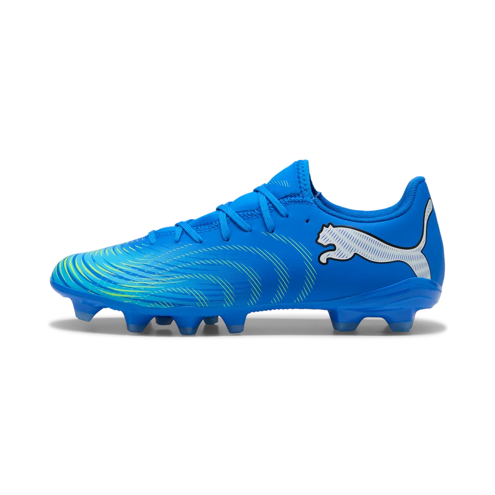 Puma FUTURE 9 PLAY FG/AG Fußballschuhe – Ultra Blue / White / Luminous Blue / Black