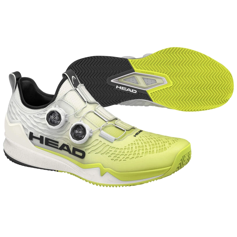 HEAD Endure Pro BOA Clay Herren Tennisschuh - white/yellow
