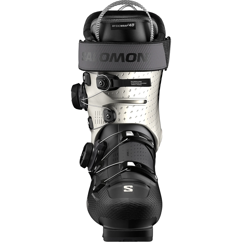 Salomon S/PRO SUPRA DUAL BOA® 105 GripWalk® Damen Alpin-Skischuhe - black/light bronze metallic