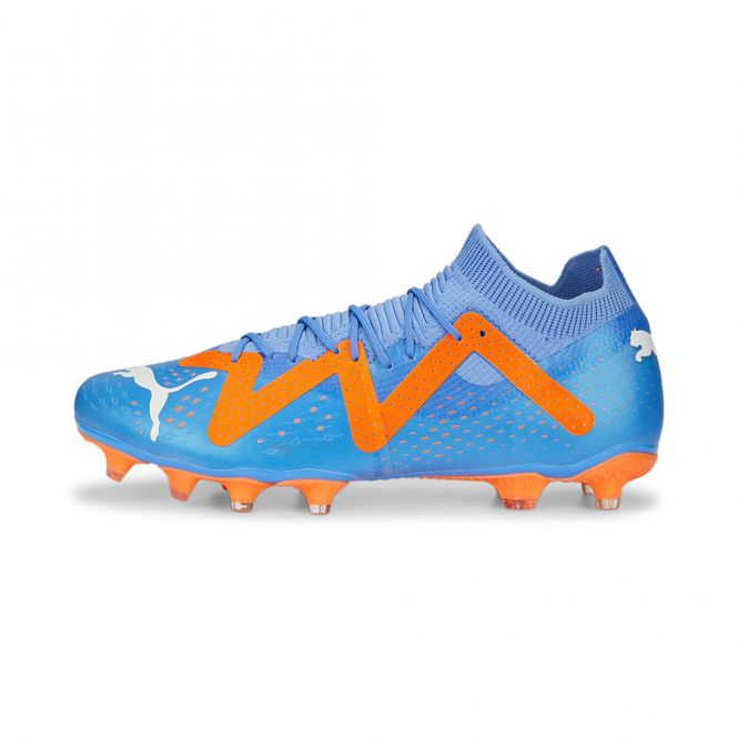 Puma FUTURE MATCH FG/AG Fussballschuh - Blue Glimmer White Ultra Orange Puma FUTURE MATCH FG/AG Fussballschuh - Blue Glimmer White Ultra Orange