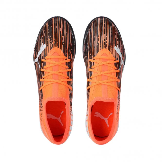 Puma ULTRA 3.1 TT Kunstrasenschuh shocking orange schwarz