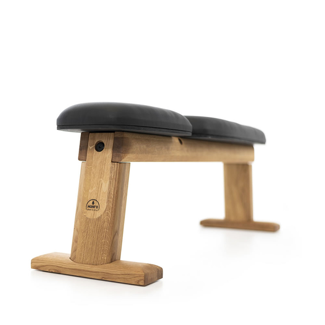 NOHRD WeightBench Hantelbank - Echtleder schwarz