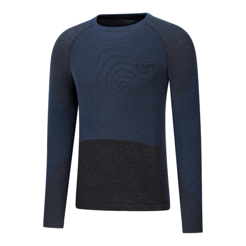 CEP Ski Merino Base Layer Shirt Long Sleeve Herren - black