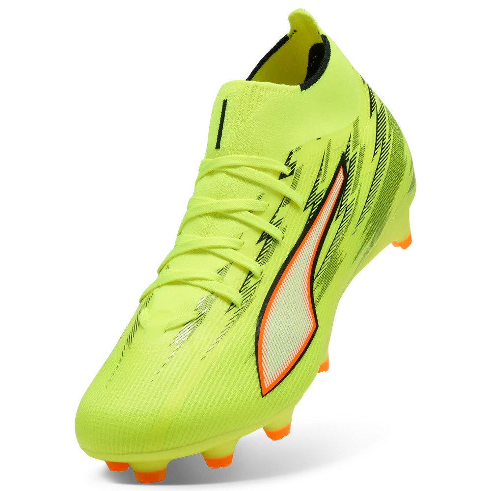Puma ULTRA 6 MATCH+ FG/AG Fußballschuhe - Yellow Alert/Black/Red/Lime Puma ULTRA 6 MATCH+ FG/AG Fußballschuhe - Yellow Alert/Black/Red/Lime