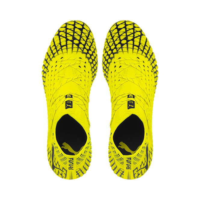 Puma FUTURE 4.1 Netfit Mx SG Stollenschuh Gelb Schwarz Puma FUTURE 4.1 Netfit Mx SG Stollenschuh Gelb Schwarz