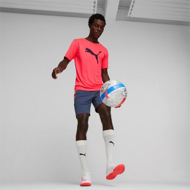 Puma FUTURE PLAY IT Hallenschuh - white black fire red Puma FUTURE PLAY IT Hallenschuh - white black fire red