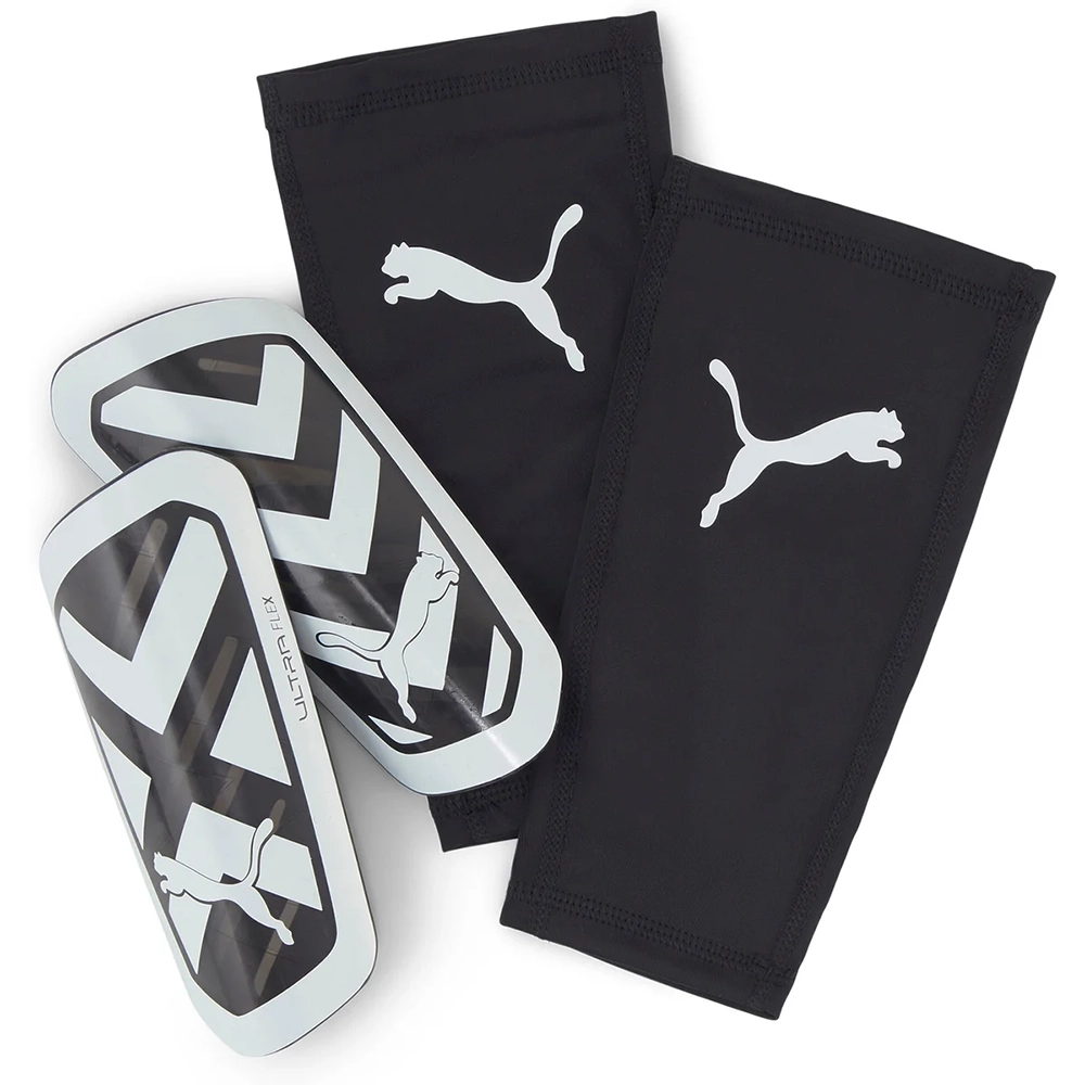 Puma ULTRA Flex Sleeve Schienbeinschoner - black/white Puma ULTRA Flex Sleeve Schienbeinschoner - black/white