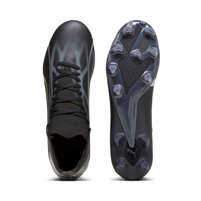 Puma ULTRA MATCH FG/AG Fussballschuh - black silver