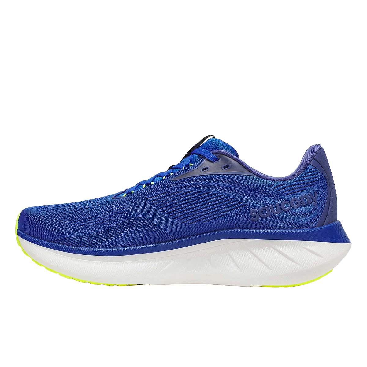 saucony Ride 18 Herren Neutral Laufschuh - Lapis | Citron