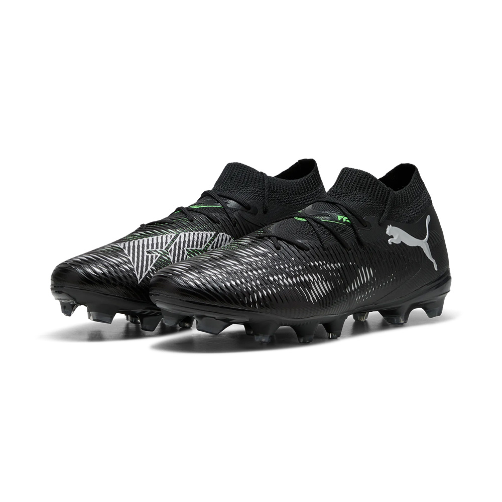 Puma FUTURE 8 MATCH FG/AG Fussballschuh - Black / Green Puma FUTURE 8 MATCH FG/AG Fussballschuh - Black / Green