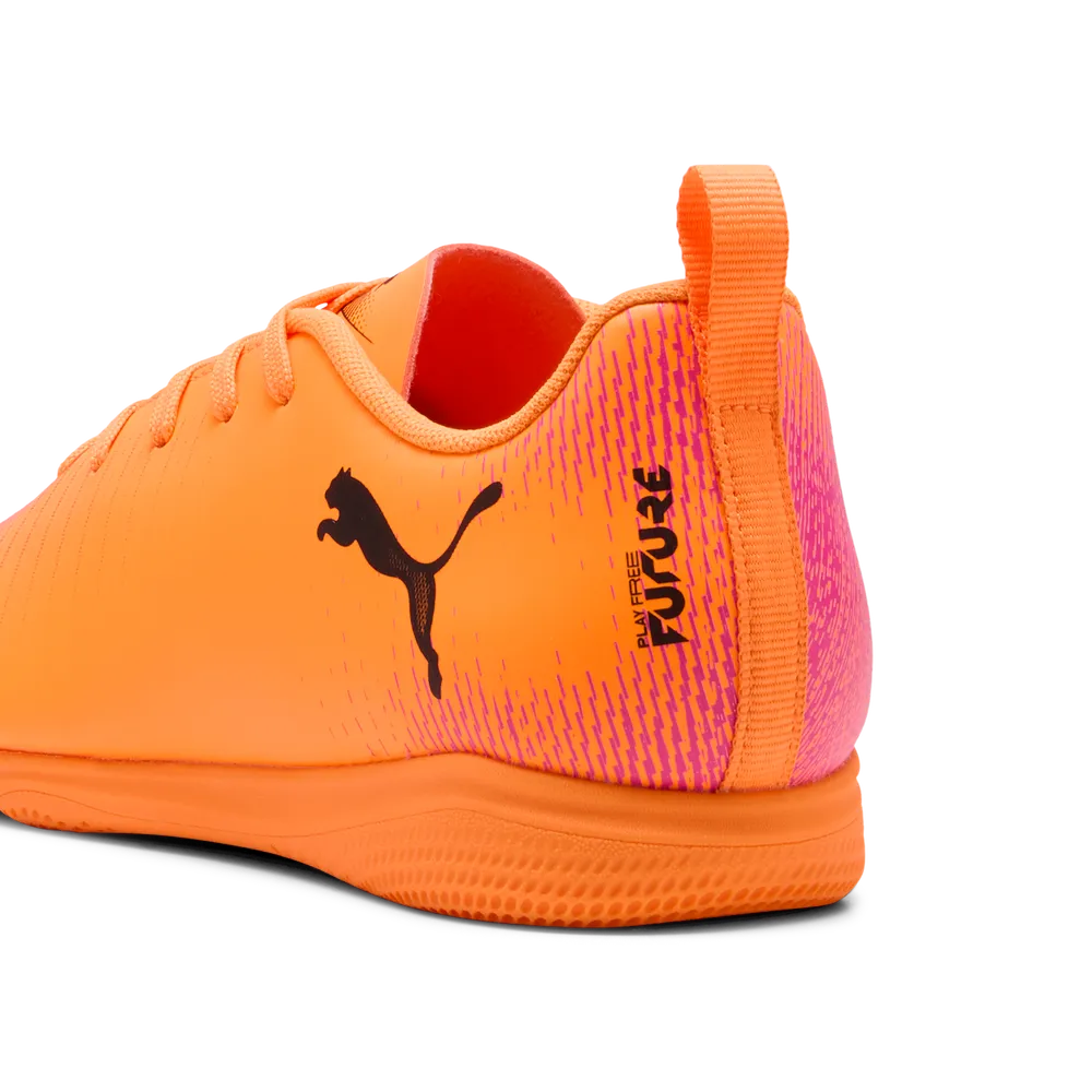 Puma FUTURE 8 PLAY IT Jr Hallenfußballschuhe Kinder – Heat Fire/Black Ravish