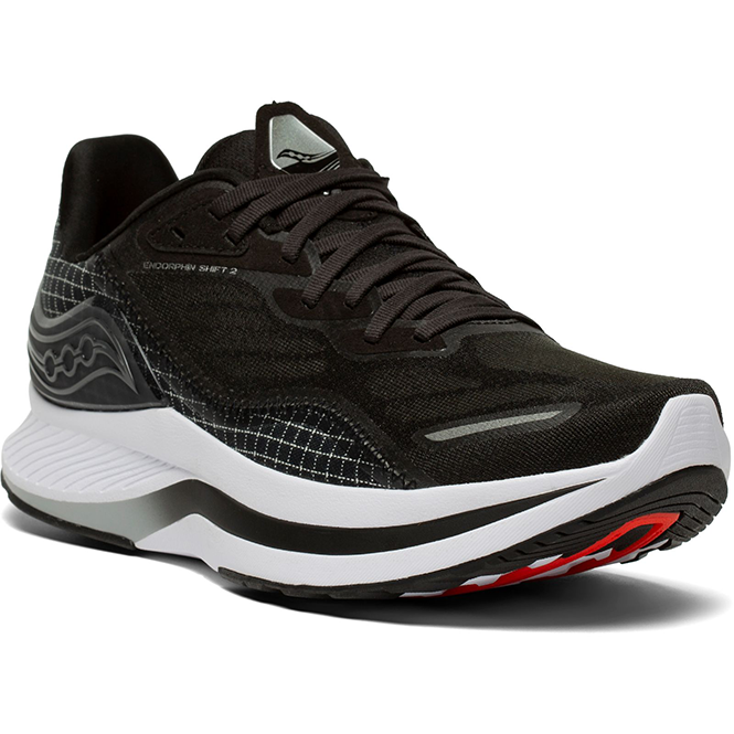 saucony Endorphin Shift 2 Herren Laufschuh - schwarz weiß saucony Endorphin Shift 2 Herren Laufschuh - schwarz weiß