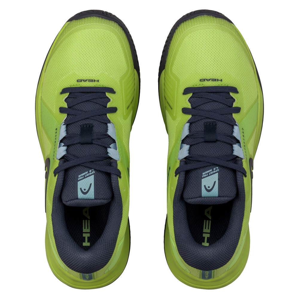 HEAD Sprint Pro 4.0 Kinder Tennisschuh - Lime/Navy 2025 HEAD Sprint Pro 4.0 Kinder Tennisschuh - Lime/Navy 2025