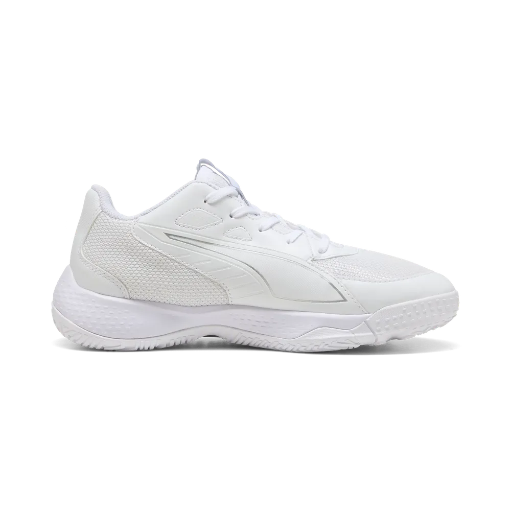 PUMA Accelerate Jr 4 White/Silver - Handballschuhe Kinder PUMA Accelerate Jr 4 White/Silver - Handballschuhe Kinder