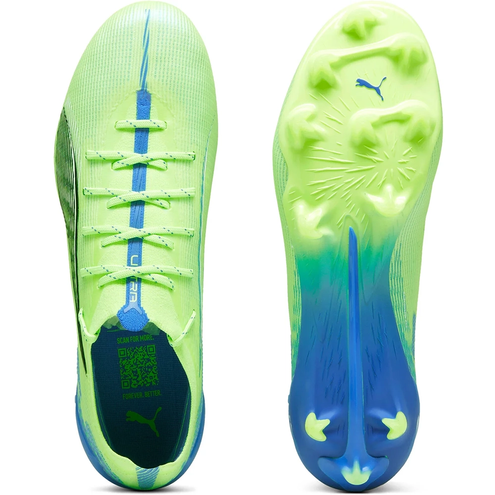 Puma ULTRA 5 ULTIMATE FG Fussballschuh - Fizzy Apple/White Bluemazing
