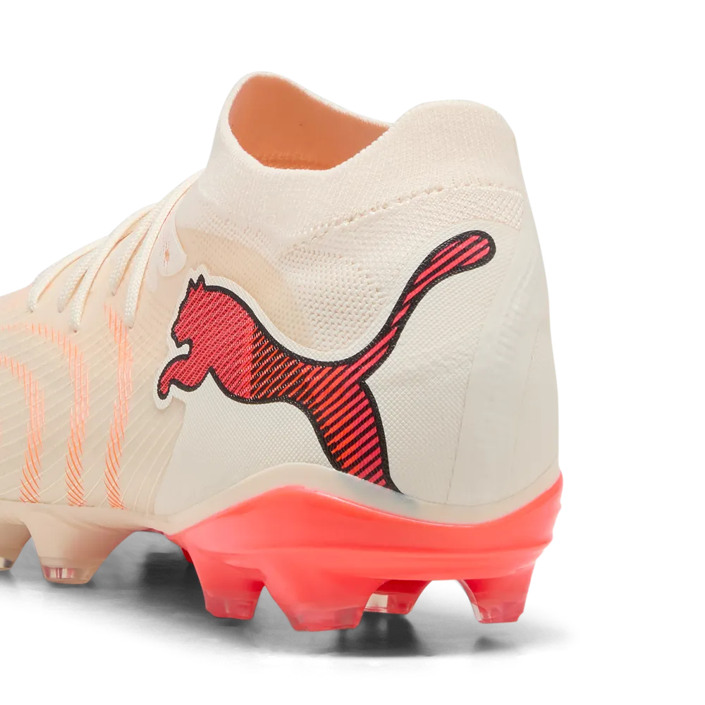 Puma FUTURE 9 MATCH FG/AG Fußballschuhe – Sugared Almond / White Ultra Red / Black