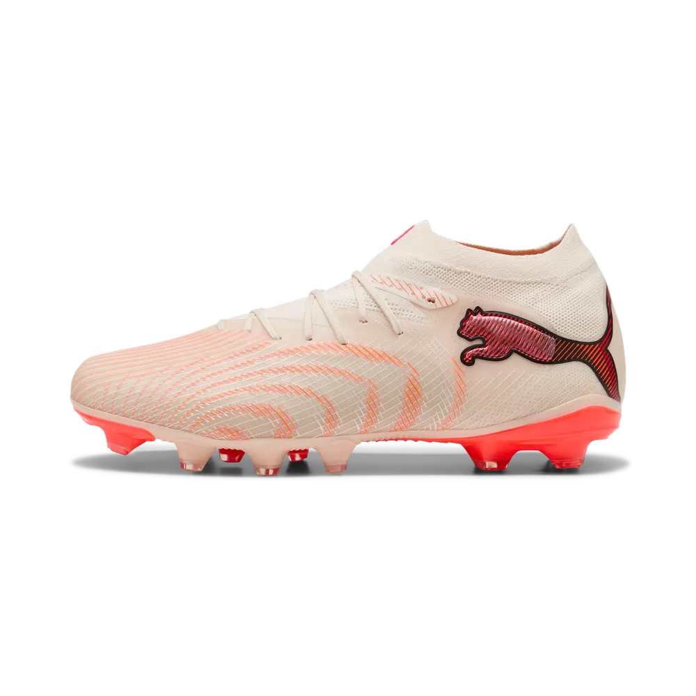 Puma FUTURE 9 PRO FG/AG Fußballschuhe – Sugared Almond / White Ultra Red / Black