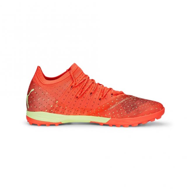 Puma FUTURE Z 1.4 PRO CAGE Kunstrasenschuh - fiery coral-fizzy blk salmon