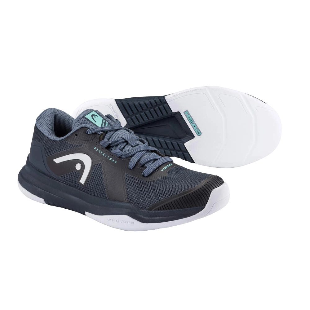 HEAD Sprint 4.0 Carpet Kinder Tennisschuh - black/blue/teal