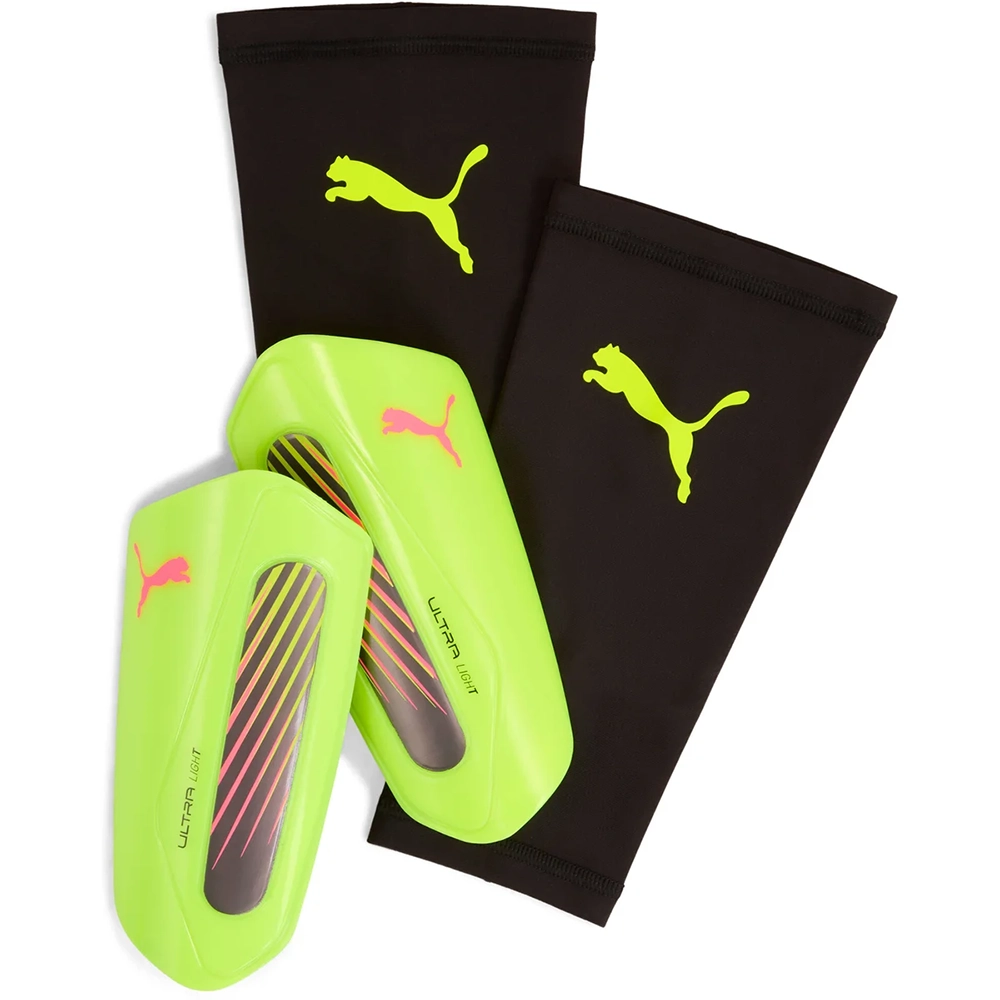 PUMA ULTRA Light Sleeve Schienbeinschoner - Yellow Alert