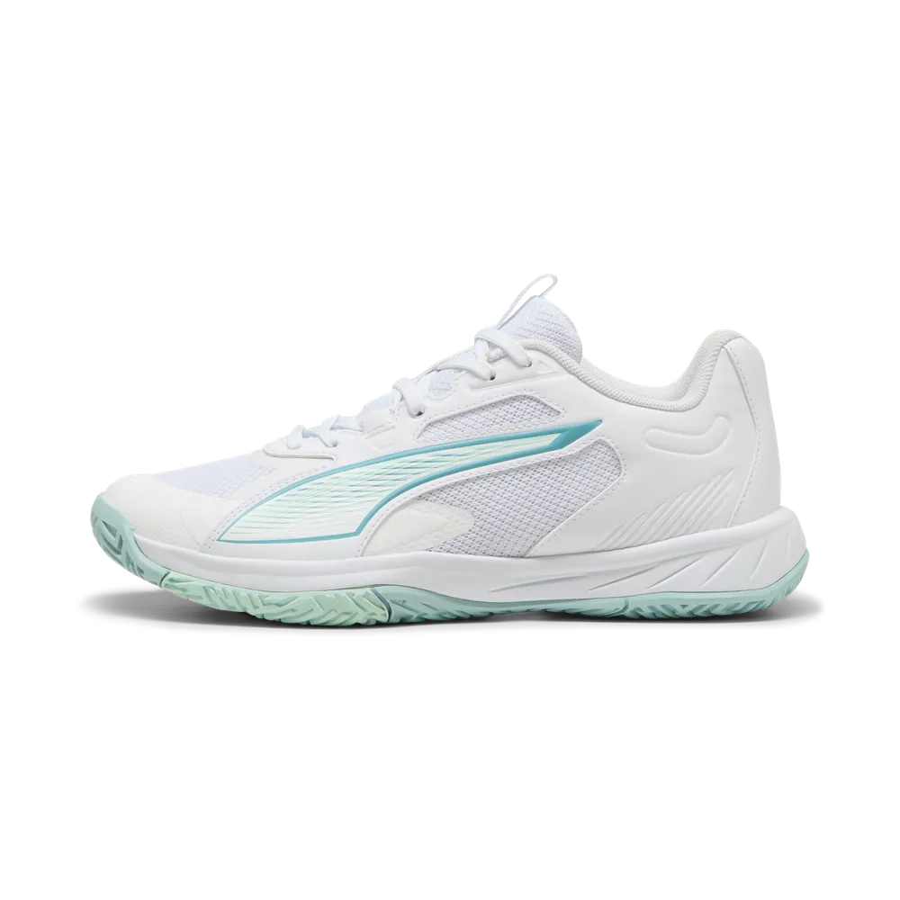 PUMA Accelerate Pro 4 Game On White/Blue/Water - Handballschuhe Damen