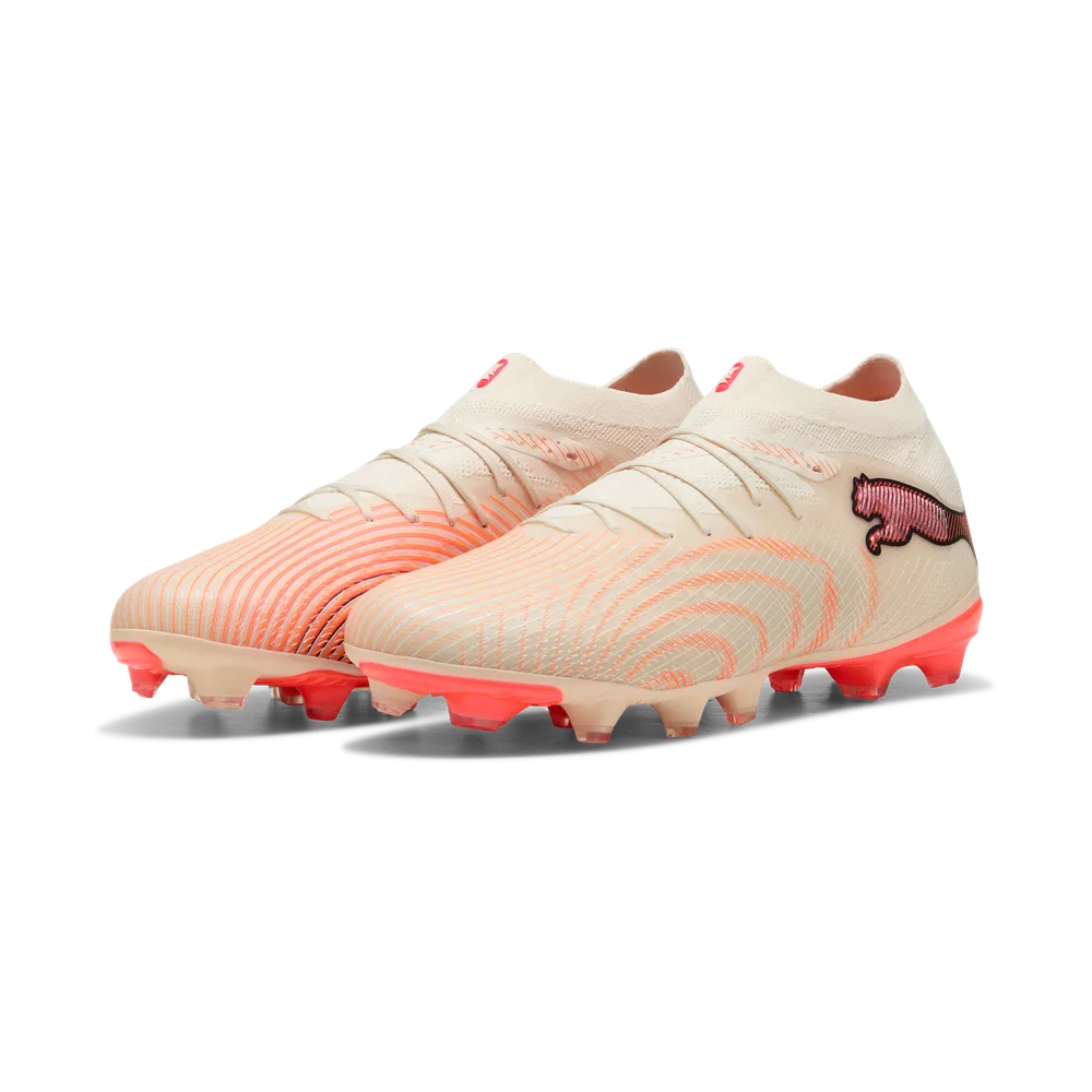 Puma FUTURE 9 PRO FG/AG Fußballschuhe – Sugared Almond / White Ultra Red / Black