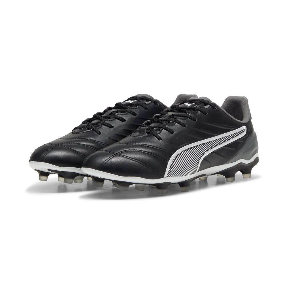 Puma KING PRO FG/AG Fußballschuhe – Black / White / Cool Dark Gray