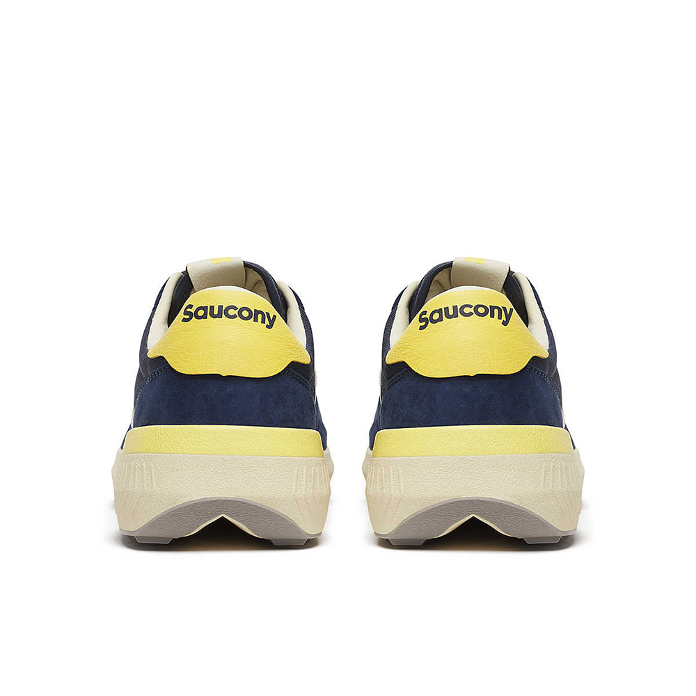 Saucony Jazz NXT Premium Unisex Sneaker - Navy | Yellow Saucony Jazz NXT Premium Unisex Sneaker - Navy | Yellow