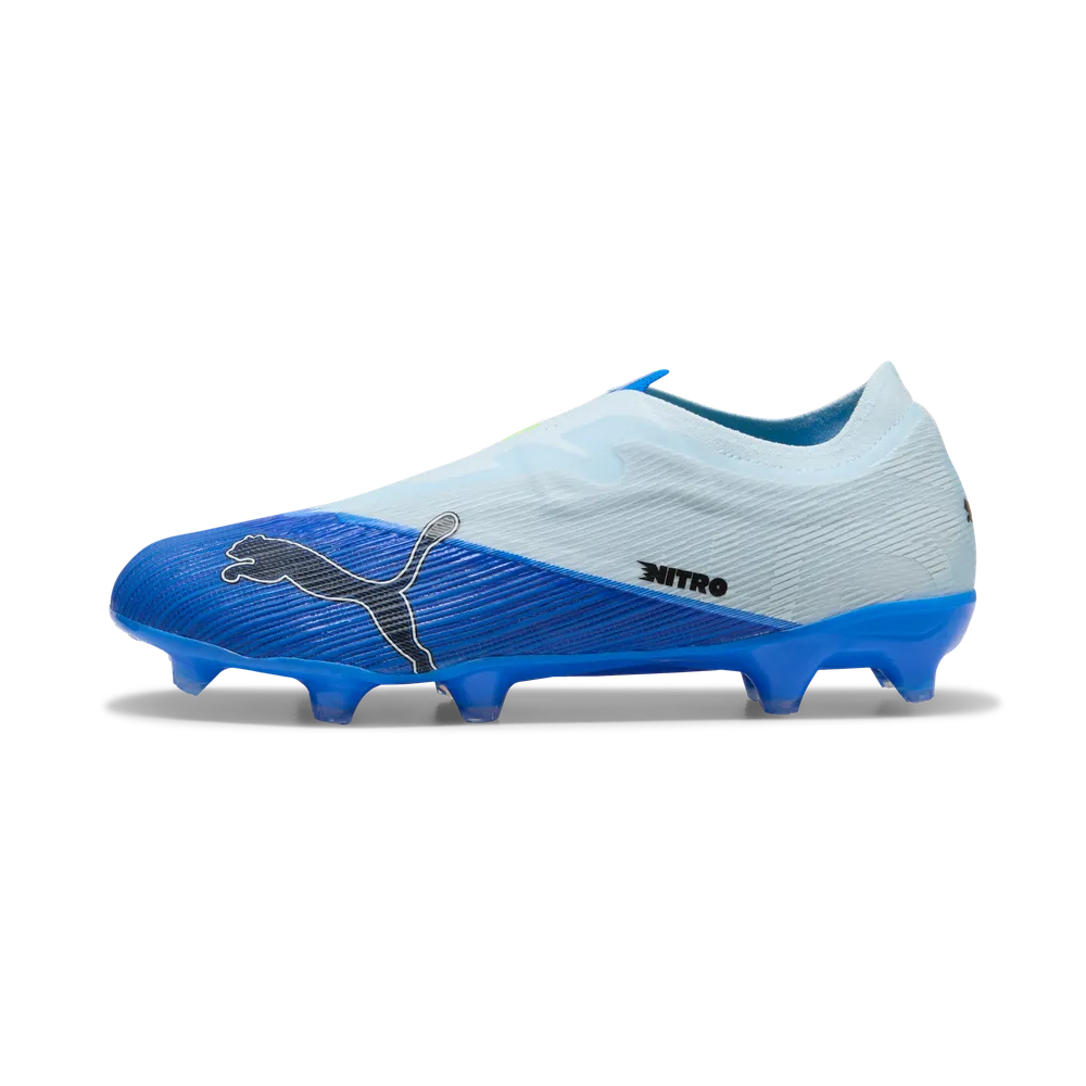 Puma ULTRA NITRO 7 MATCH LL FG/AG Unisex Fußballschuhe – Ultra Blue / Icy Blue / Black / Lime Squeeze