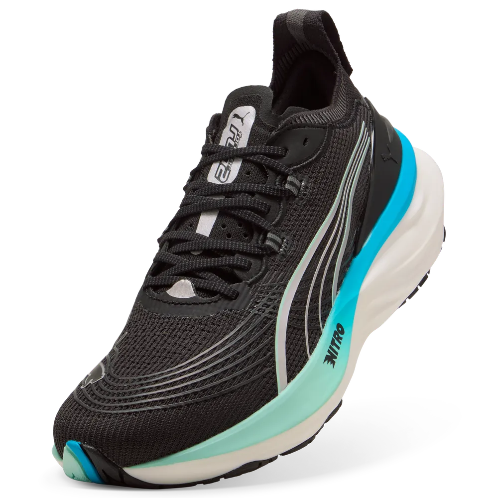 Puma ForeverRun NITRO™ 2 - Black/Speed Blue - Laufschuhe für Herren