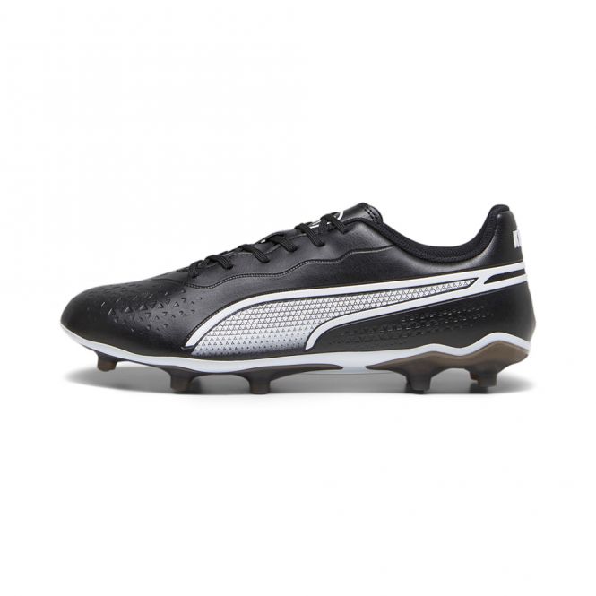 Puma KING MATCH FG Fussballschuh - schwarz weiss Puma KING MATCH FG Fussballschuh - schwarz weiss