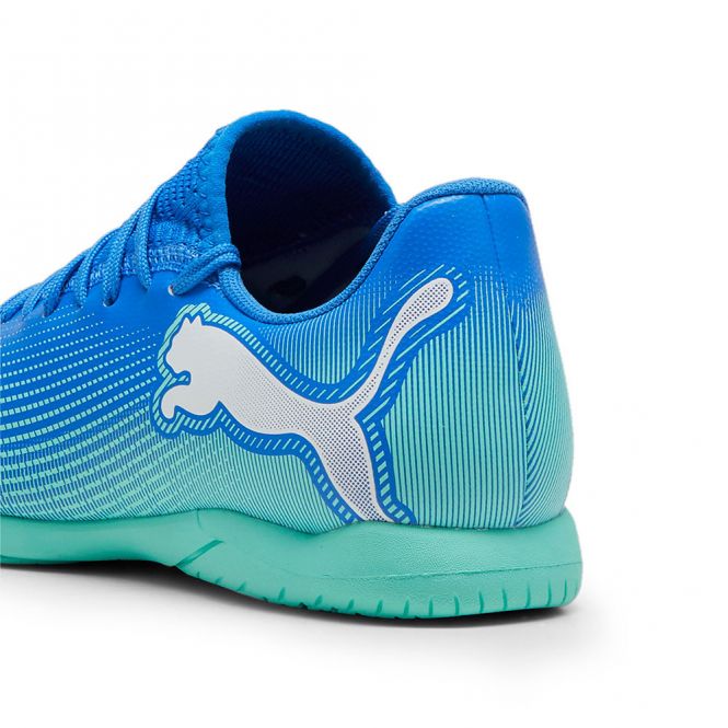 Puma FUTURE 7 PLAY IT JR Hallenschuh - Hyperlink Blue Mint