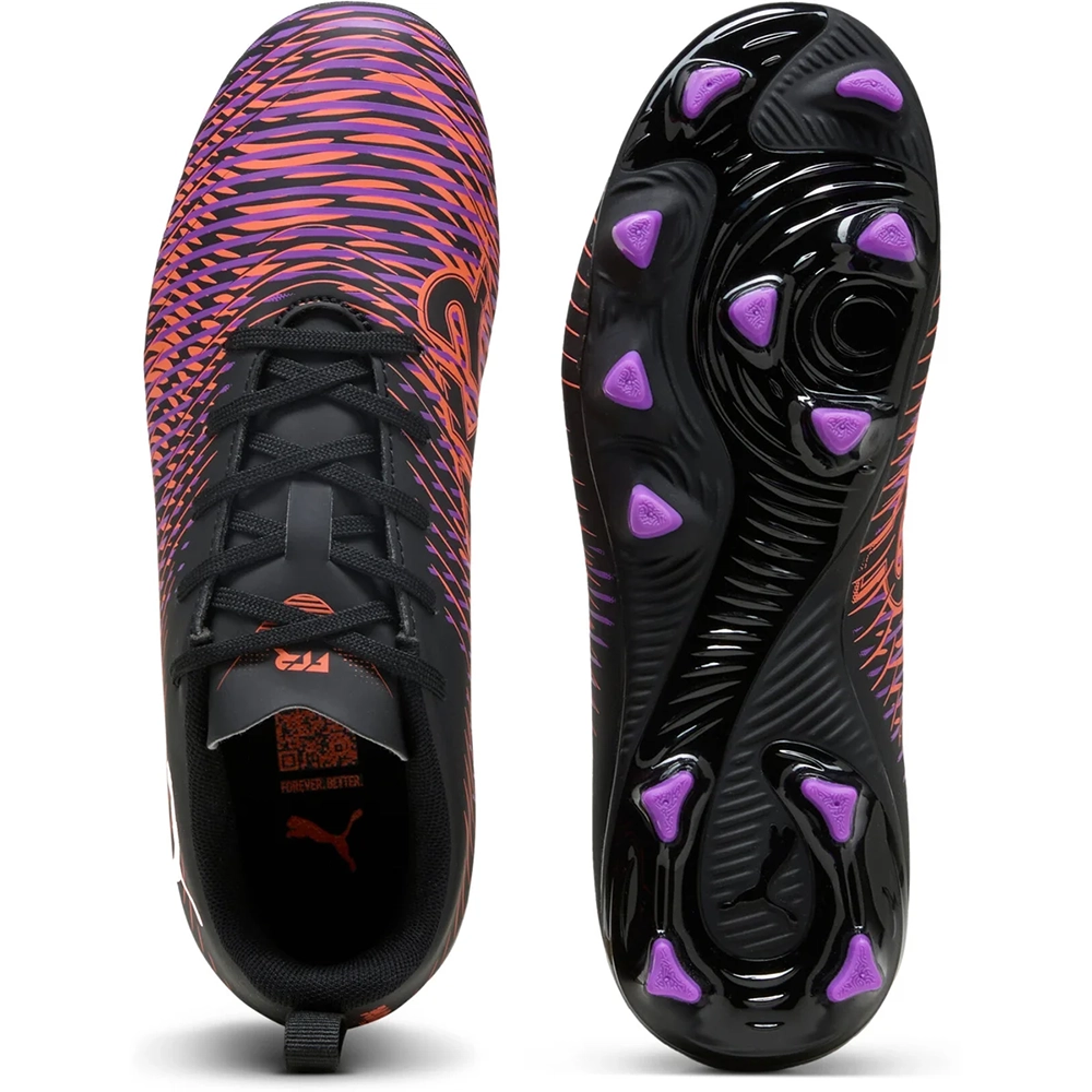 Puma FUTURE 8 PLAY FG/AG Jr Fußballschuhe Kinder – Black White/Glowing Red Puma FUTURE 8 PLAY FG/AG Jr Fußballschuhe Kinder – Black White/Glowing Red